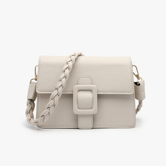 Luxury Solid Color Crossbody Tote Women Handbags Creamy-white / 21x15x8.5CM HANDBAGS