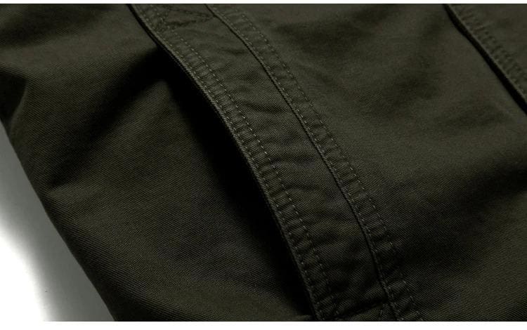 men casual military style army cargo jacket