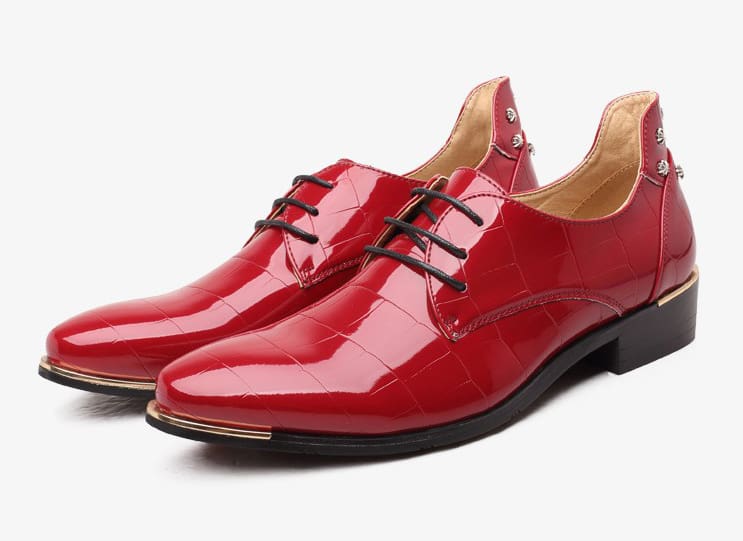 men shoes new fashion pu leather casual