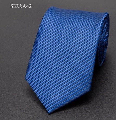 men's fashion striped lattice business ties a42
