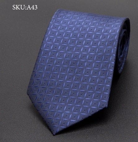 men's fashion striped lattice business ties a43