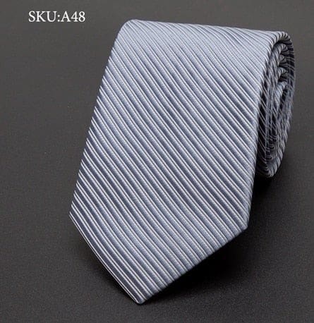men's fashion striped lattice business ties a48