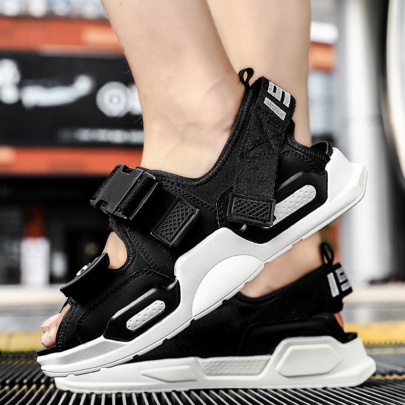 new air mesh men summer outdoor beach gladiator sandals
