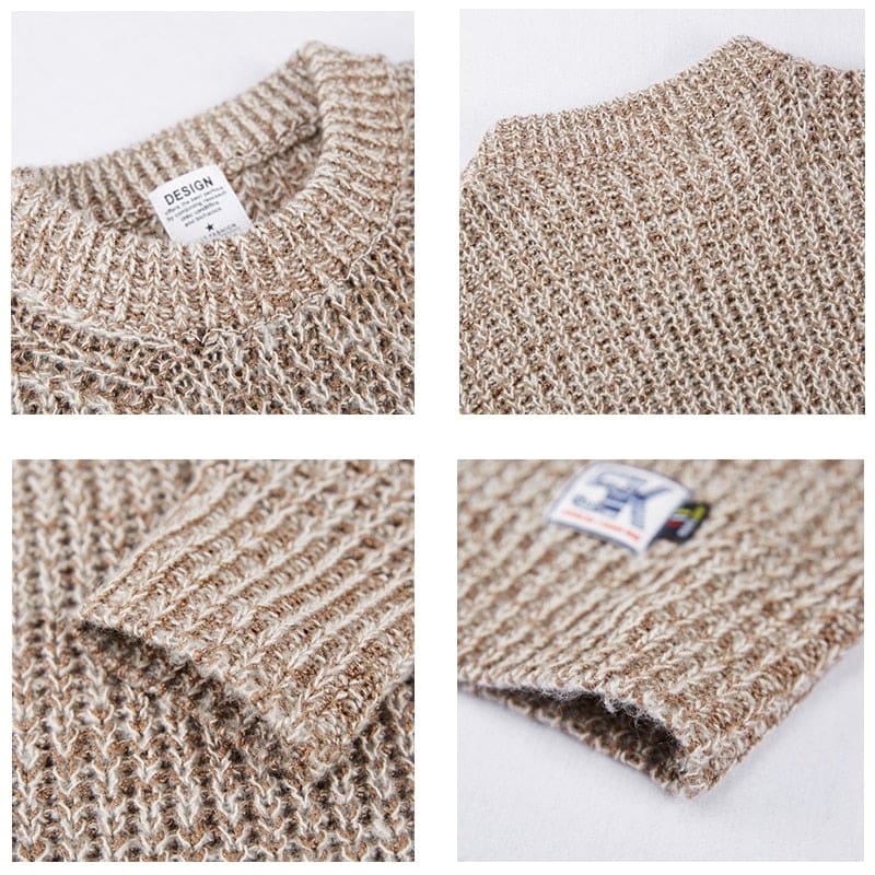 hop o-neck winter slim fit men sweater