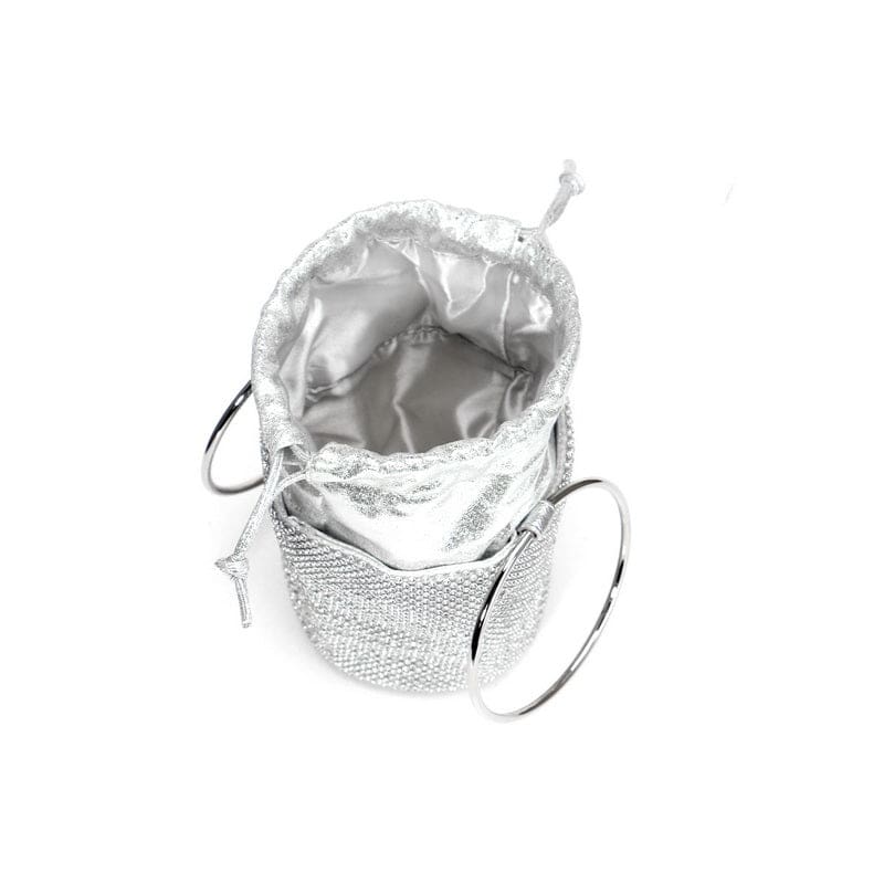 new design rhinestones bucket ladies clutch purse evening handbags