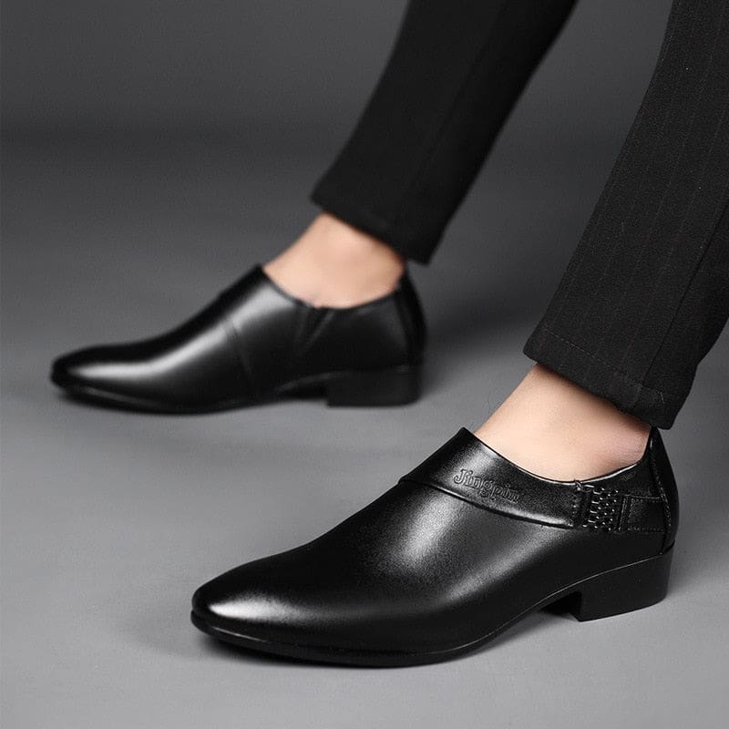 new pu leather business oxfords formal dress men shoes