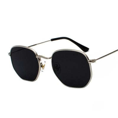 new women metal frame fishing sun glasses