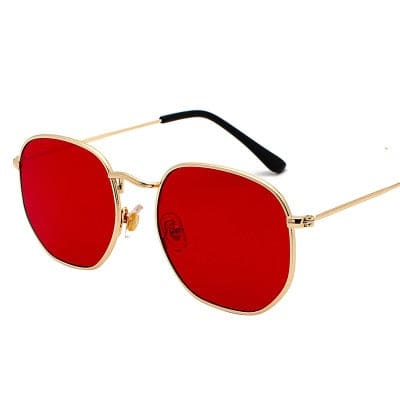 new women metal frame fishing sun glasses