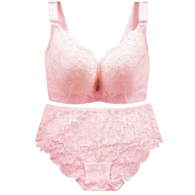 Plus Size Sexy Nylon-Polyester Push Up Bra and Panty Set Plus Size Sexy Nylon-Polyester Push Up Bra and Panty Set