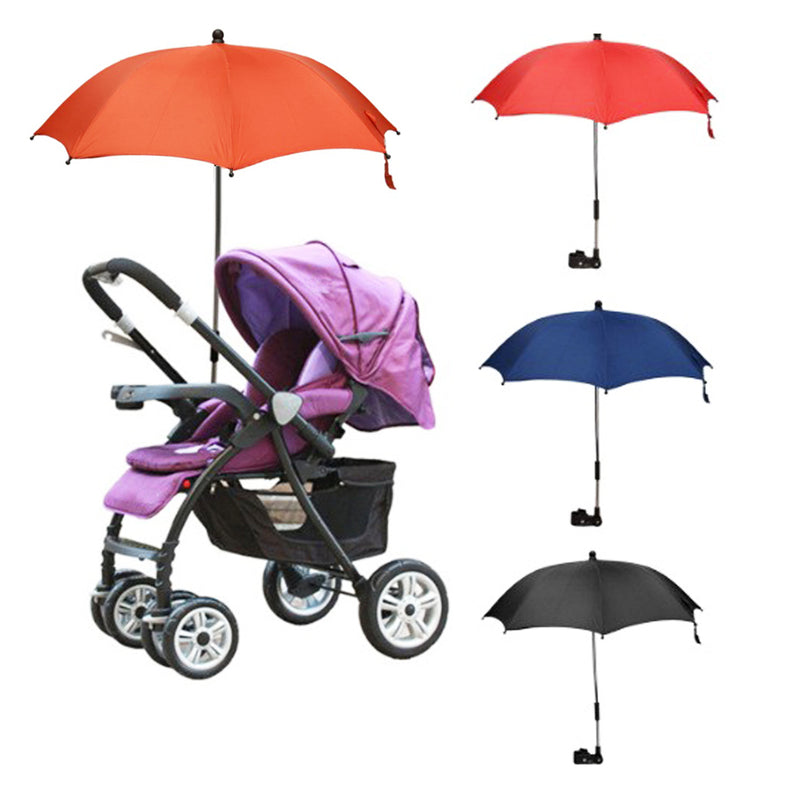 baby stroller accessories portable solid umbrella kids children pram shade adjustable folding parasol for stroller