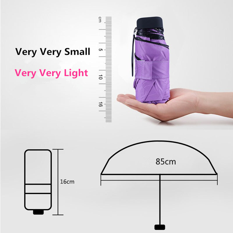 male female 200g compact five folding rain travele light aluminium red green women men high quality cheap parasol umbrellas