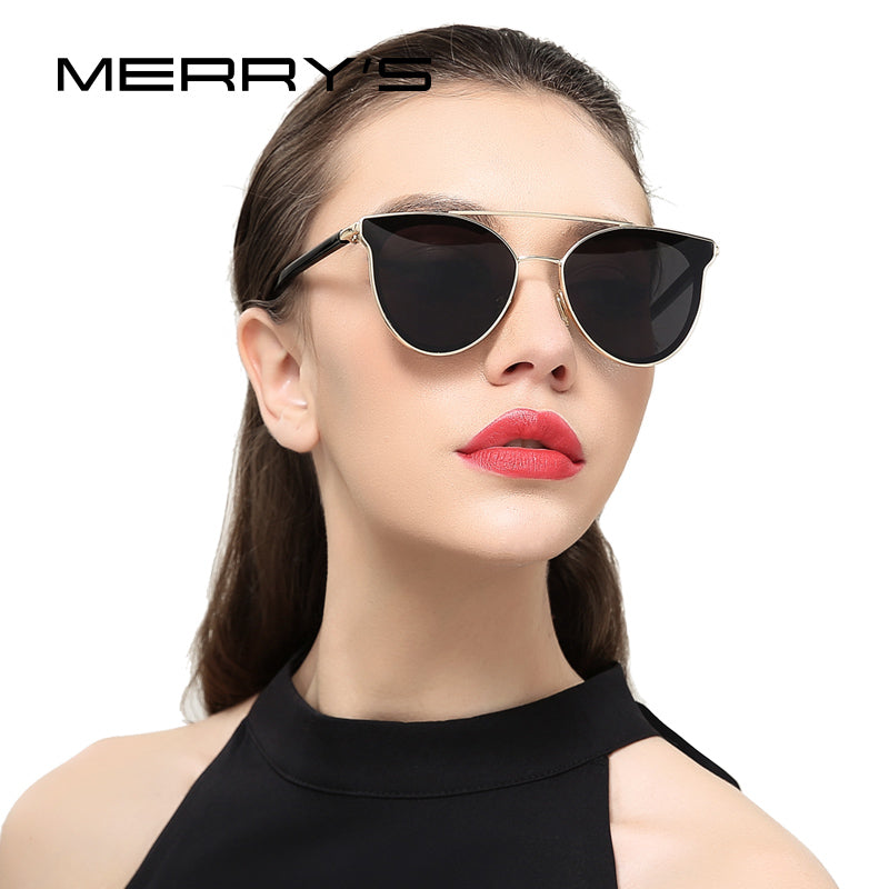 merry's women fashion cat eye sunglasses classic brand designer sunglasses