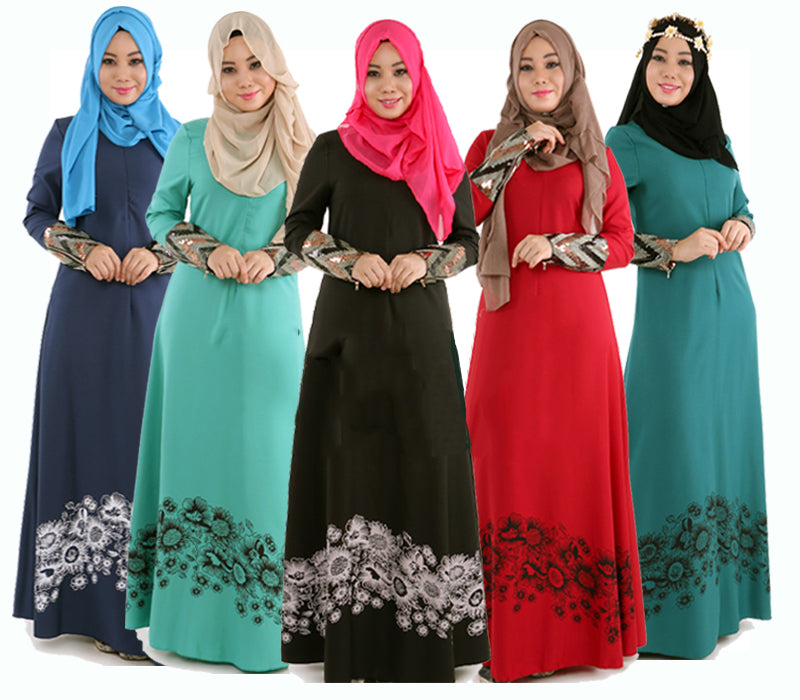 m-2xl islamic abaya dresses women arab ladies caftan kaftan malaysia abayas dubai turkish ladies clothing women muslim dresses