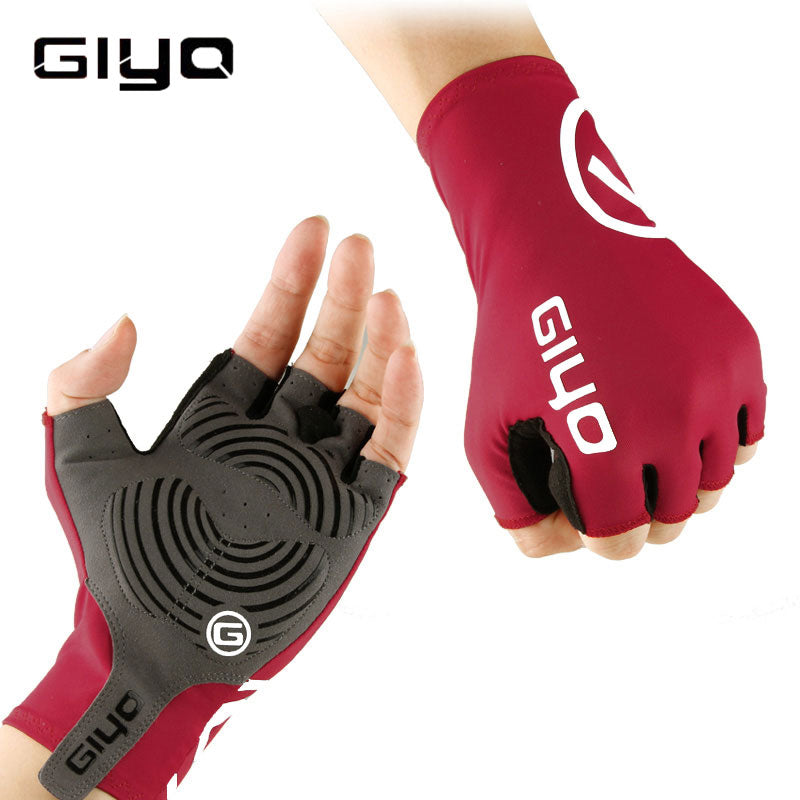 giyo anti slip gel pad bicycle gloves gel pad short half finger cycling gloves breathable outdoor sports men mtb bikes gloves