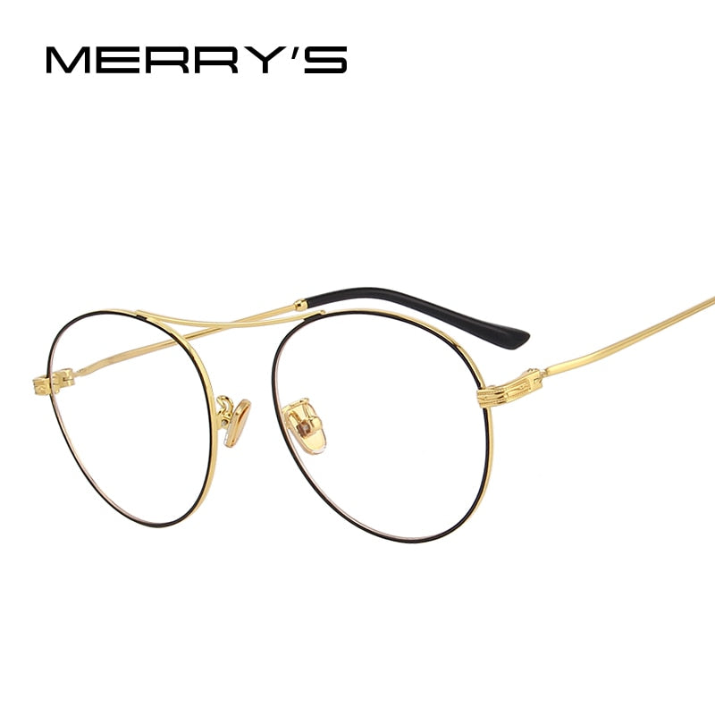 merry's design men/women fashion oval optical frames eyeglasses