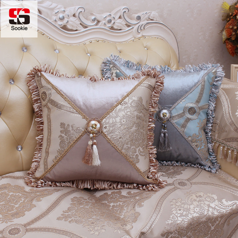 european style decorative pillow case luxury cotton