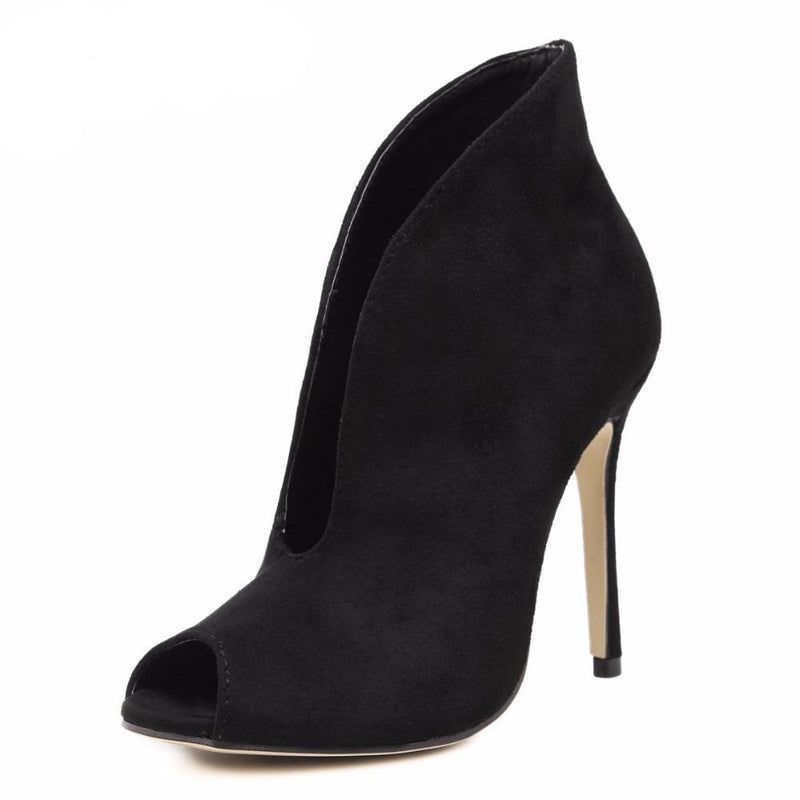 women party dress ol peep toe stiletto boots