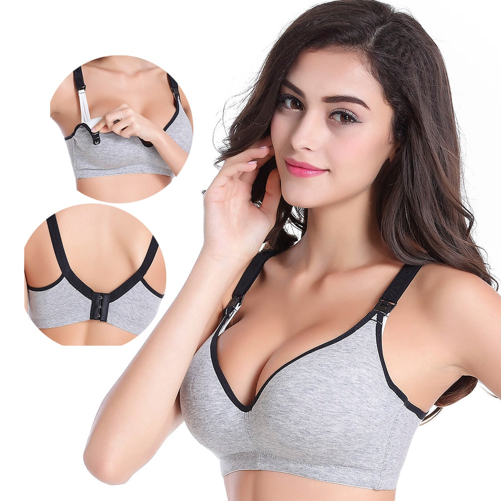 cotton maternity nursing bras set pregnant breastfeeding pregnancy women underwear breast feeding bra