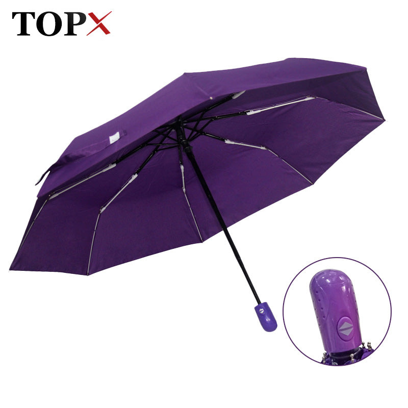 new automatic umbrella rain women men 3folding light and durable strong colourful umbrellas kids rainy sunny wholesale price
