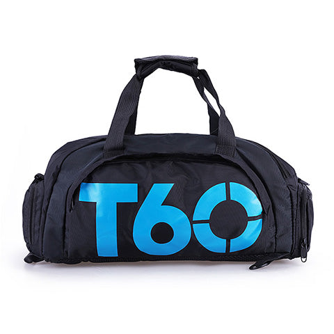 brand new men sport gym bag women fitness waterproof outdoor separate space for shoes pouch rucksack hide backpack sac de blue