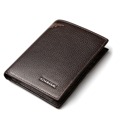 padieoe high quality short wallet mens purse leather genuine fashion smart wallet and purse for male card holder money clamp default title