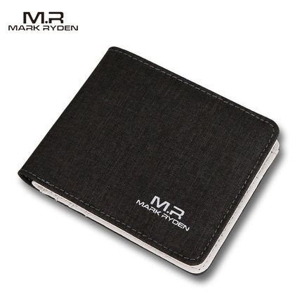 2018 mark ryden men male wallet fashion casual style wallet card holders  multi pockets purse for men black