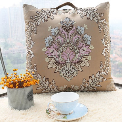 european - style dual - use portable pillow quilt car office nap pillow folded waist pad b / open size 110x150cm