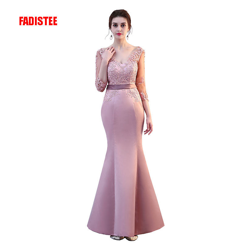 fadistee new arrival elegant mermaid prom party formal evening sexy dresses vestido de festa gown