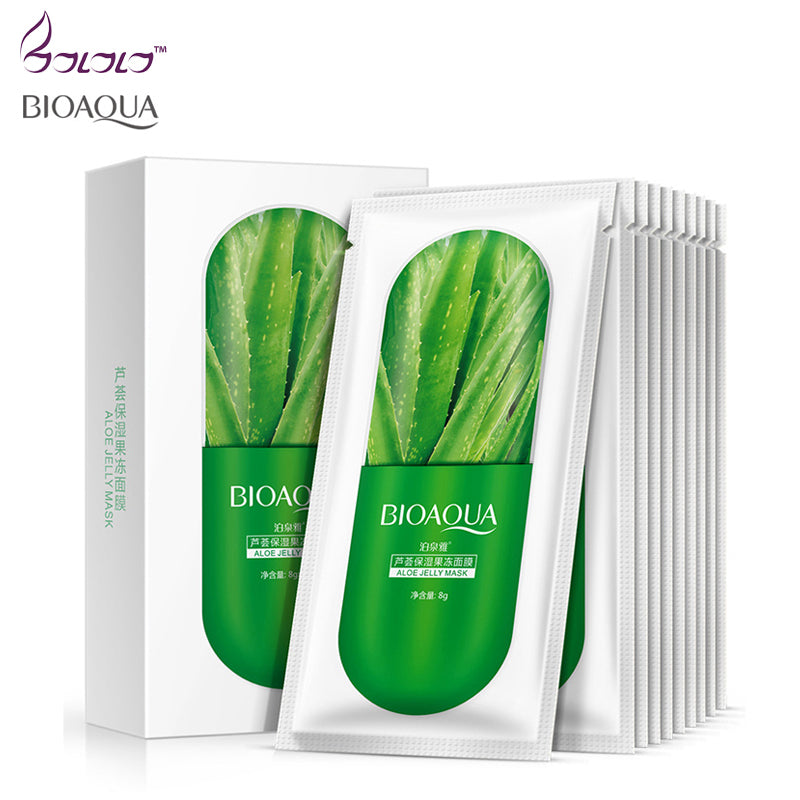 bioaqua treatment mask natural plant face mask whitening skin care acne remove blackhead facial mask sleep cleansing moisturizer