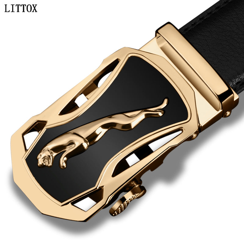 famous brand belts for men cowskin genuine luxury leather men's belts strap male metal automatic buckle leather belt men 130cm