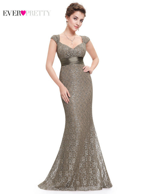 grey lace mermaid evening dresses ever pretty v neckline elegant peach collar long evening party dress