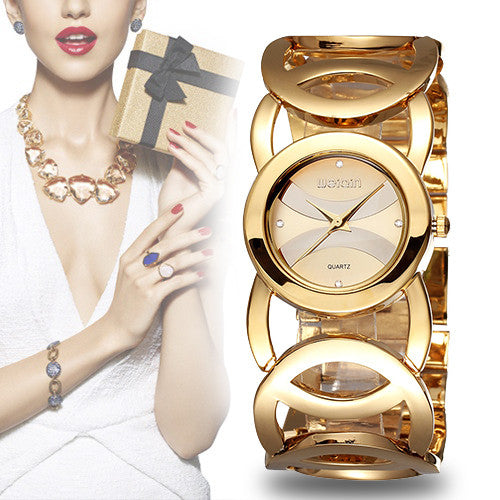 weiqin brand luxury crystal gold watches women fashion bracelet quartz watch shock waterproof relogio feminino orologio donna