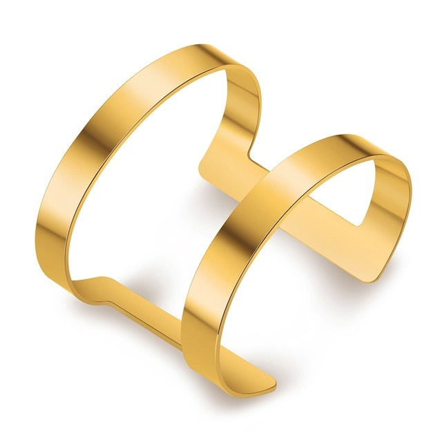 hot big surface width woman cuff bangles bracelets d0023