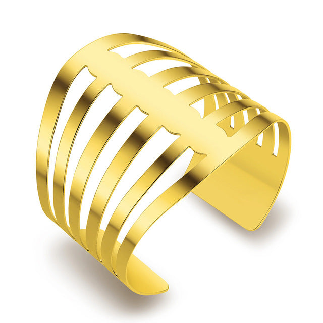 hot big surface width woman cuff bangles bracelets d0026