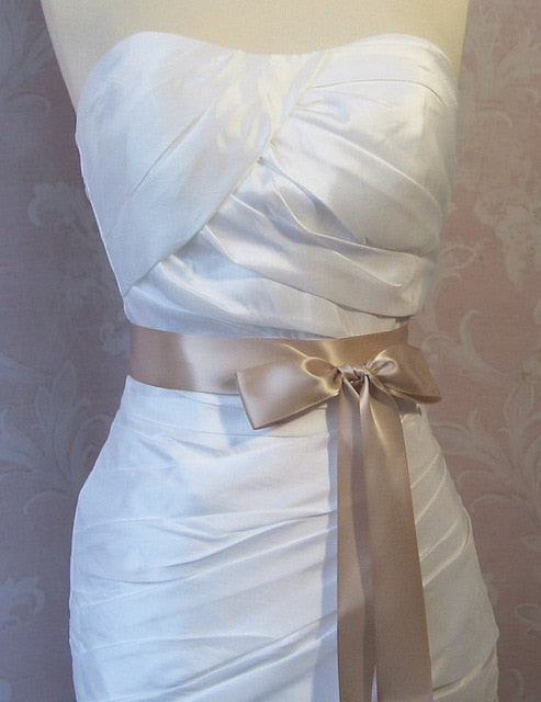 pearls beaded crystal rhinestone wedding belts bridal sash belts champagne