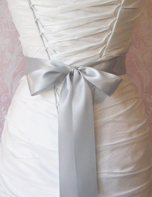 pearls beaded crystal rhinestone wedding belts bridal sash belts silver