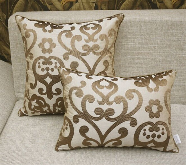 europe 45" 50"  embroider pillowcase luxury/clusters/elegant/flowers/home/sofa/car decor cushion