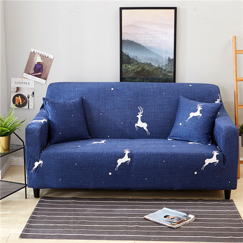 elastic slipcover cartoon deer sofa cover