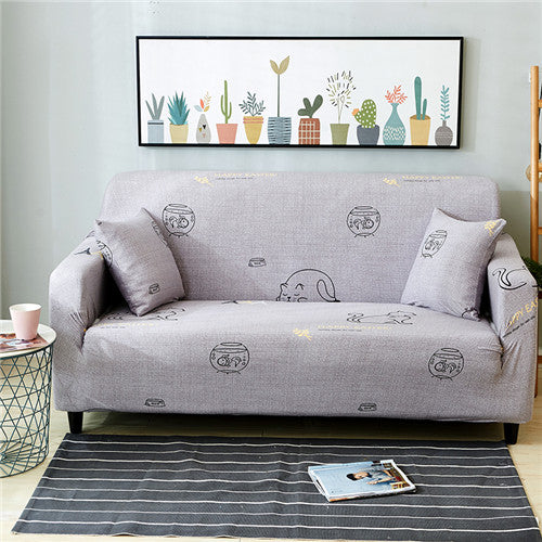 elastic slipcover cartoon deer sofa cover