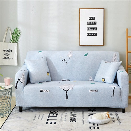elastic slipcover cartoon deer sofa cover
