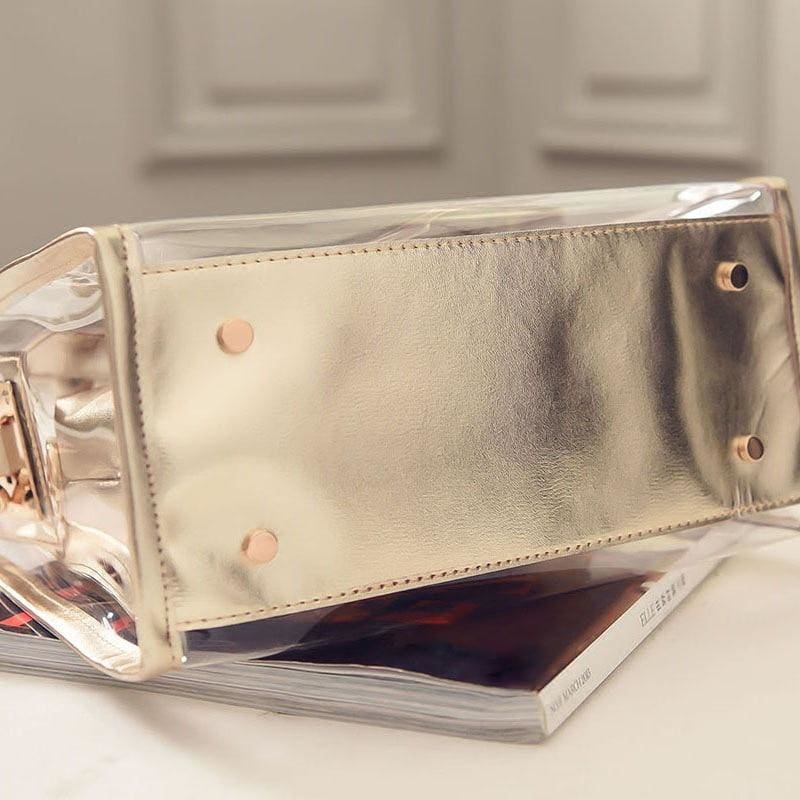 pvc jelly small shoulder transparent handbags