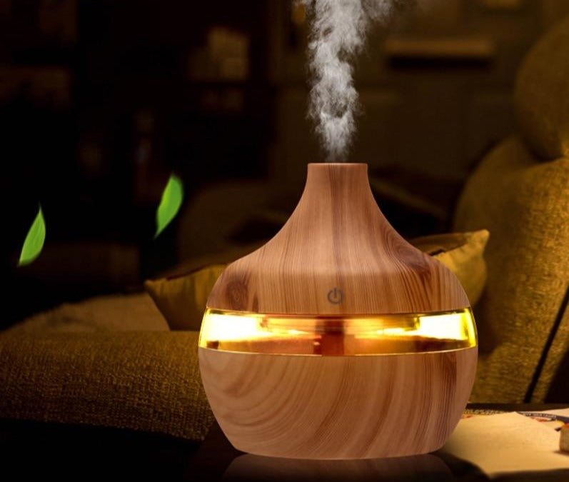 electric humidifier essential aroma oil diffuser with led light