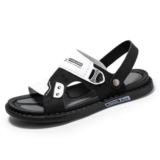 split leather leisure beach summer sandals