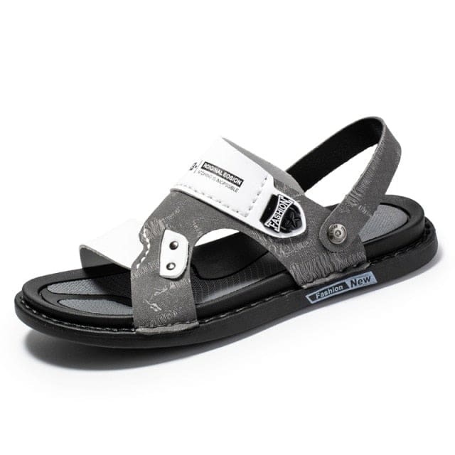 split leather leisure beach summer sandals
