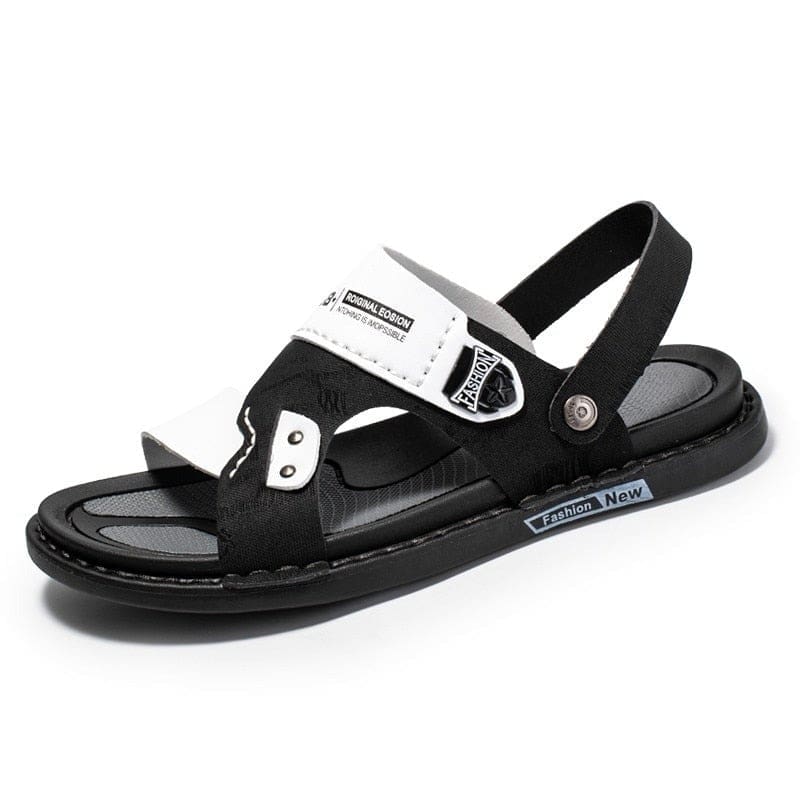 split leather leisure beach summer sandals
