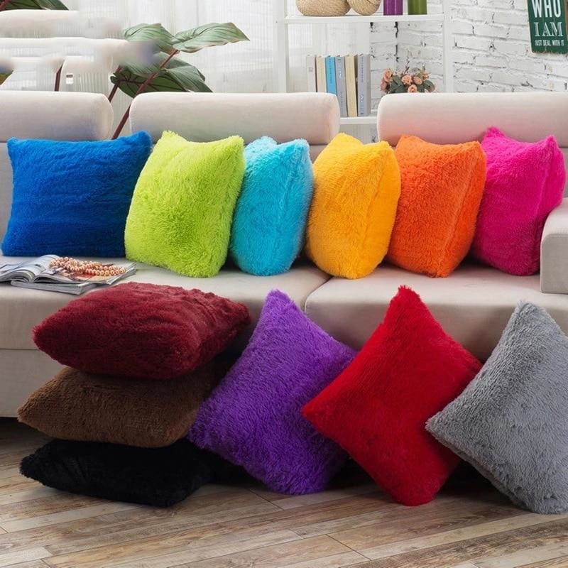 super soft plush cushion cover