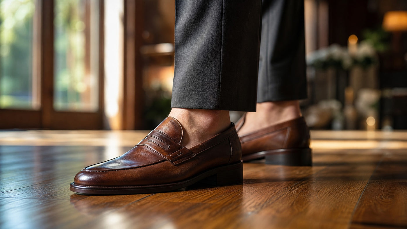 Men's Wedding Shoes: Leather Loafers That Complete the Look