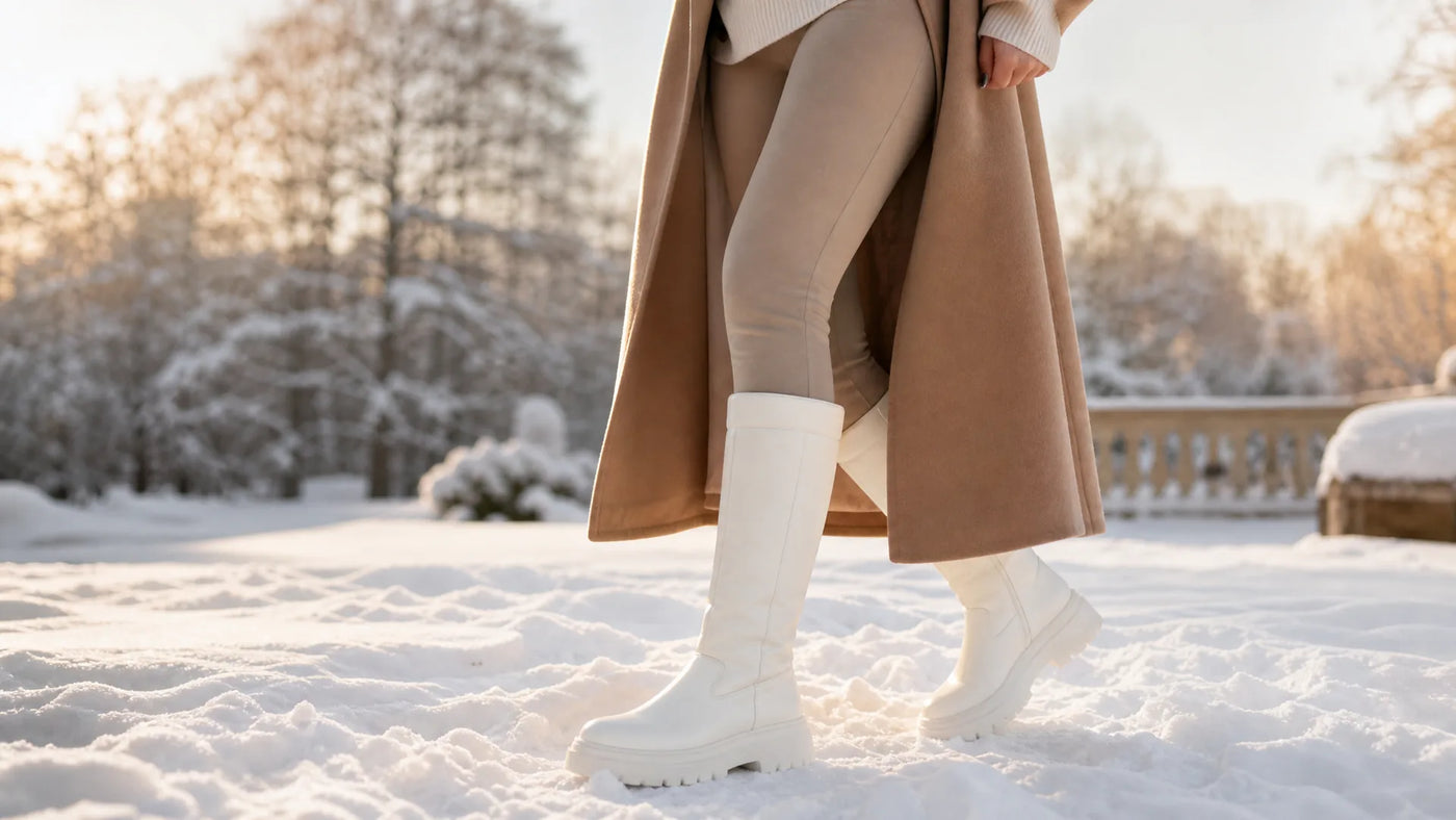 White Winter Boots Women Waterproof: Style and Protection