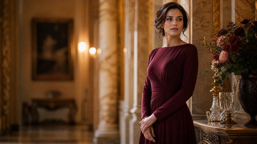 Burgundy Evening Dress Modest Styles for 2026 Formal Events