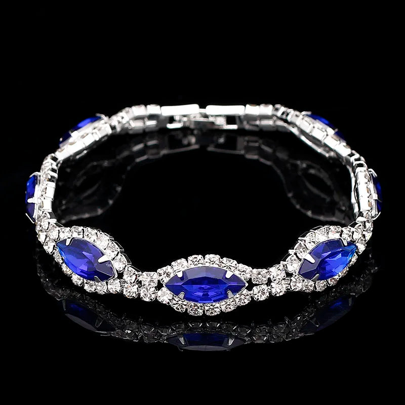 Crystal Prom Wedding Jewelry Sets for Women